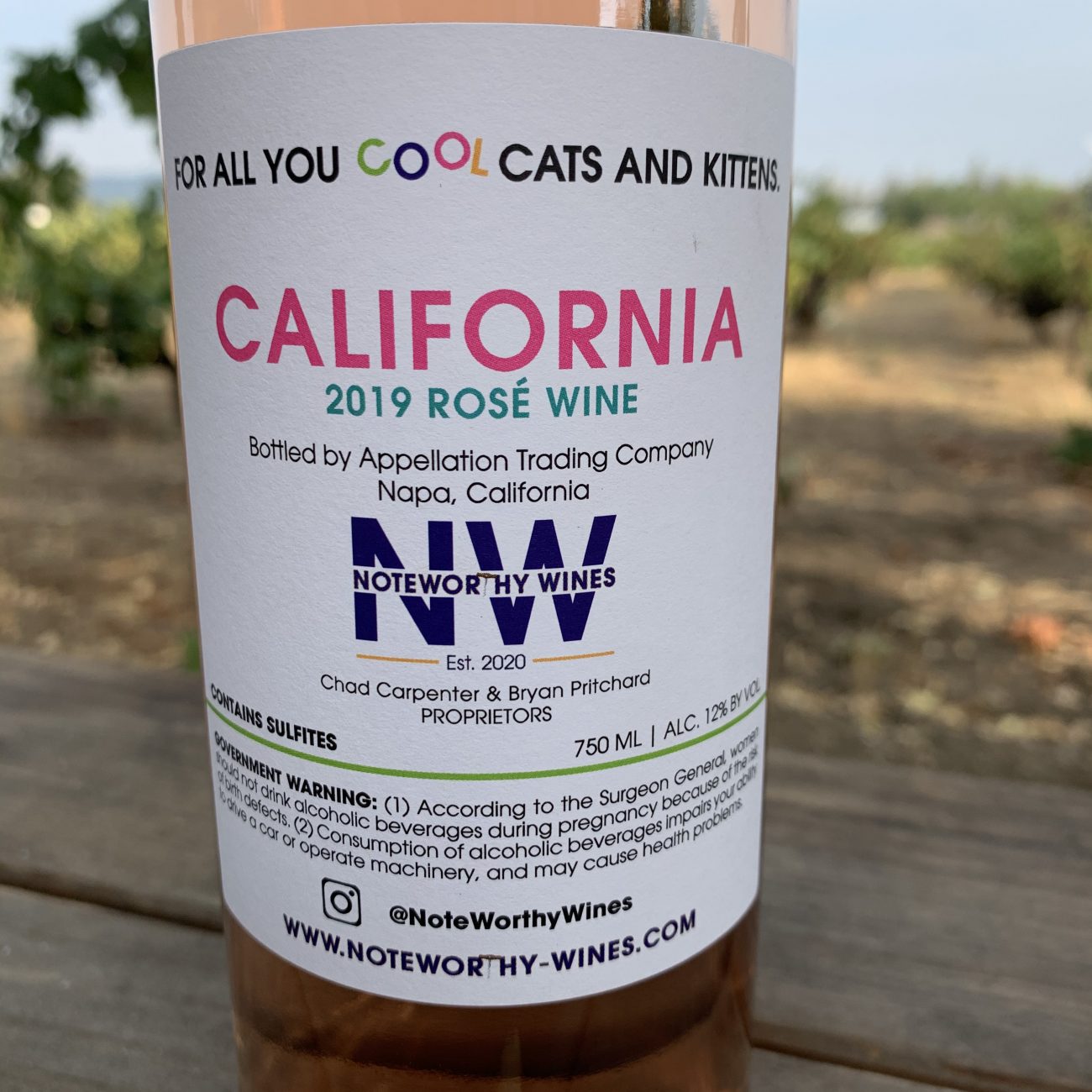 2020 California Rose NoteWorthy Wines